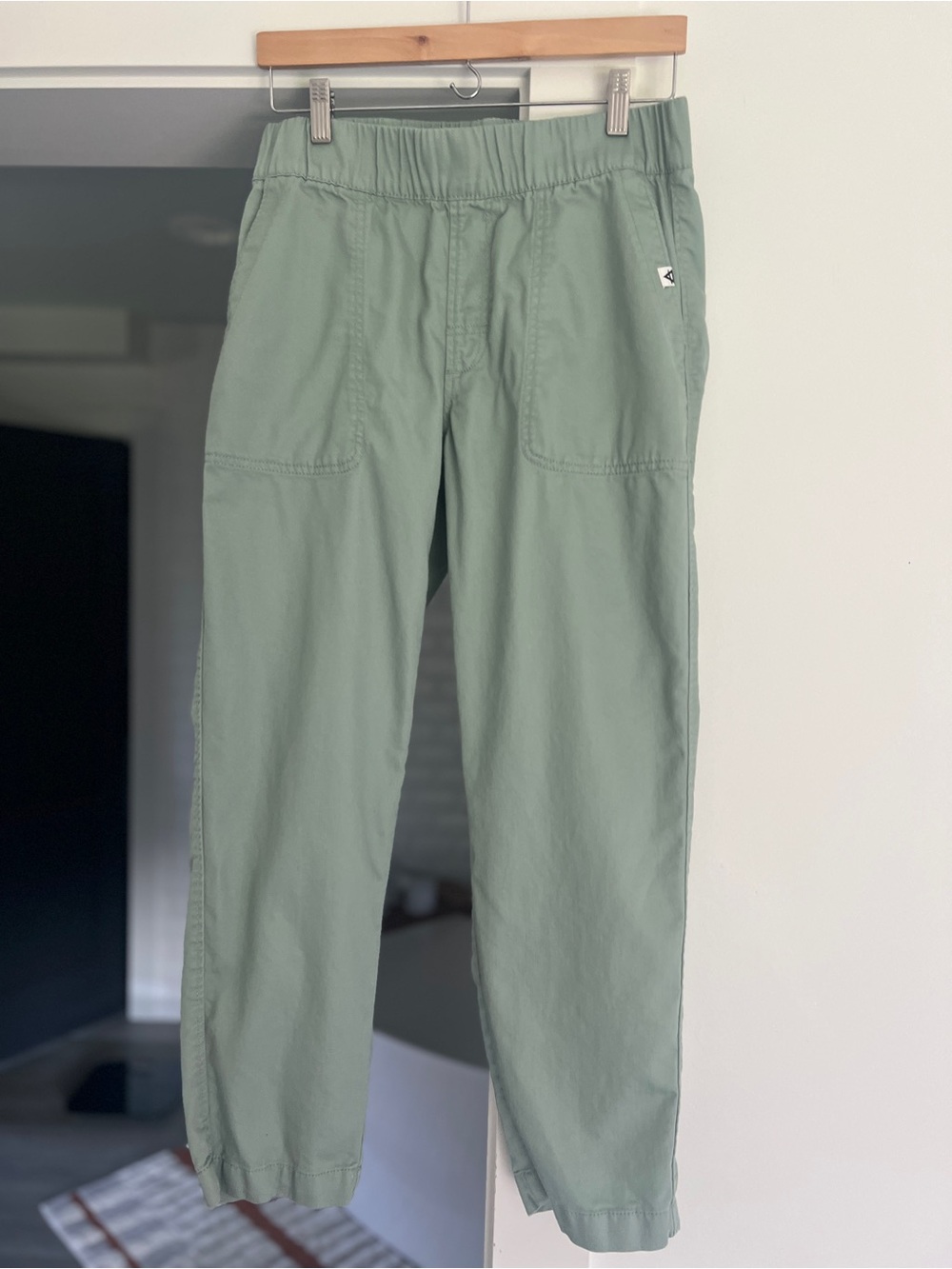 Liv Outdoor Elastic Waist jogger style pants in sage green